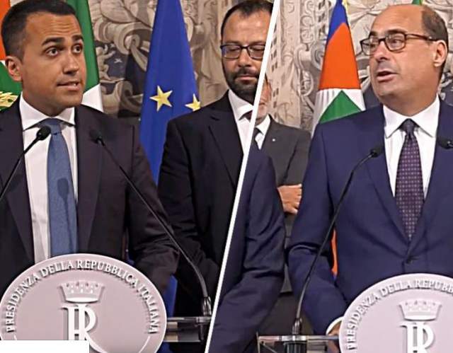 GOVERNO: CONTE CONVOCATO DOMANI AL COLLE, ZINGARETTI E DI MAIO, ”INTESA”, FDI IN PIAZZA