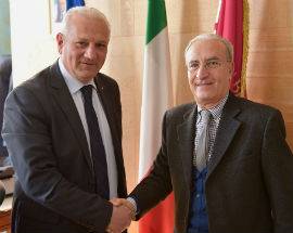SICUREZZA: PRESIDENTE DI PANGRAZIO RICEVE NUOVO QUESTORE DELL’AQUILA