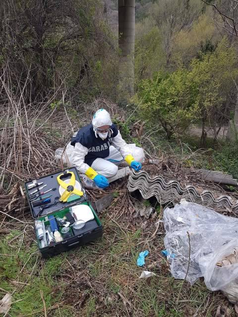 CARABINIERI SEQUESTRANO DISCARICA ABUSIVA PORTO ORTONA