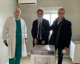 L’AQUILA: DONATO FRIGORIFERO PER CONSERVAZIONE MEDICINALI AL G8