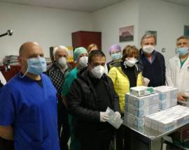 CORONAVIRUS: DONATE SEI POMPE INFUSIONALI ALL’OSPEDALE DI SULMONA