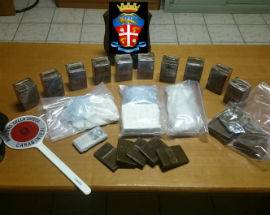 CELANO: 6 CHILI DI DROGA SOTTO IL TETTO, 2 ARRESTI