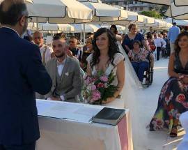 FLAVIO ED ELEONORA OGGI SPOSI SULLA COSTA DEI TRABOCCHI