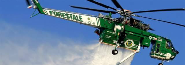 FUSIONE CARABINIERI-FORESTALE, SPARITO SUPER ELICOTTERO ANTINCENDI DA PRETURO