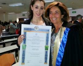 ELISA BIANCHI, DALLE OLIMPIADI ALLA LAUREA ALL’AQUILA LA CAMPIONESSA ”VINCE” ANCHE IN SCIENZE MOTORIE