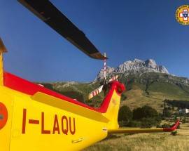 GRAN SASSO: RECUPERATI TRE ESCURSIONISTI SUL CORNO GRANDE