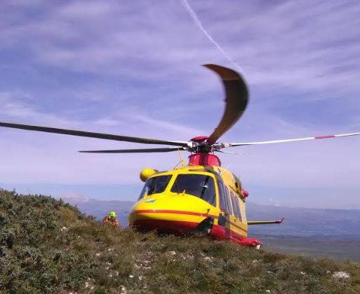 ESCURSIONISTA SOCCORSA SU SENTIERO A SERRAMONACESCA