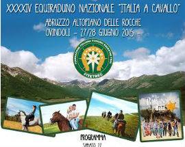 44^ EQUIRADUNO NAZIONALE:  300 CAVALLI DA TUTTO ABRUZZO A OVINDOLI