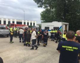A ROSCIANO LA SECONDA MAXI ESERCITAZIONE REGIONALE ANTI INCENDI BOSCHIVI