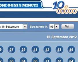 ’10 E LOTTO’: IN DUE ORE VINTI 64 MILA EURO NEL CHIETINO