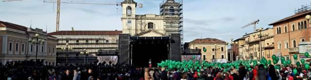 FESTA RINASCITA: MATTARELLA A L’AQUILA, CHIESA ”ANIME SANTE” RESTITUITA ALLA CITTA’
