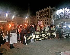 TERREMOTO: LUTTO CITTADINO E STOP CANTIERI CENTRO STORICO L’AQUILA