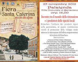 BARISCIANO: 25 NOVEMBRE LA FIERA DI SANTA CATERINA