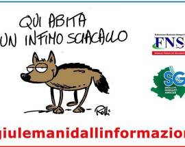 GIORNALISMO: ”GIU’ LE MANI DALL’INFORMAZIONE”, FLASH MOB A PESCARA