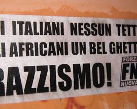 MONTESILVANO: FN, ”ITALIANI SENZA TETTO, AD AFRICANI UN BEL GHETTO”