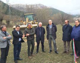 OVINDOLI: AL VIA I LAVORI PER NUOVO COLLETTORE FOGNARIO
