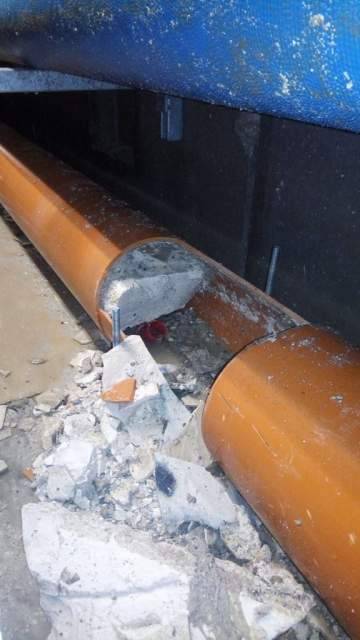 SOTTOSERVIZI L’AQUILA: CONDOTTE FOGNARIE OSTRUITE DA MALTE DEI CANTIERI