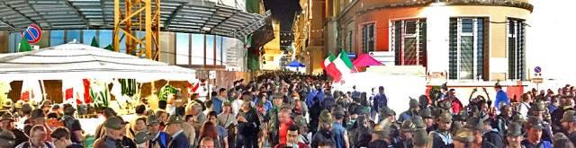 ALPINI: LA LUNGA NOTTE DELL’AQUILA, INVASIONE DI GIOIA RIDA’ VITA ALLA CITTA’
