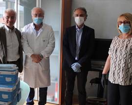 OSPEDALE PESCARA: DONAZIONE MASCHERINE FONTEVECCHIA E COMUNE SPOLTORE