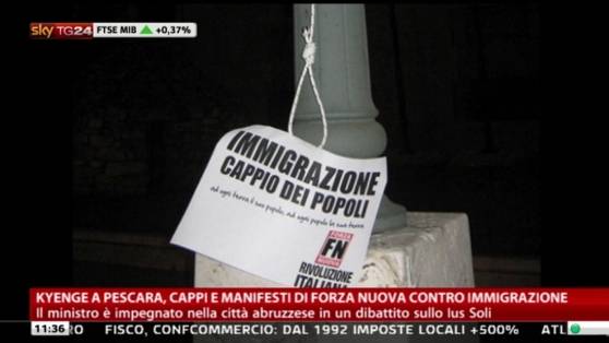 CAPPI CONTRO MINISTRO KYENGE, FORCONI PROSCIOLTO DA ODIO RAZZIALE