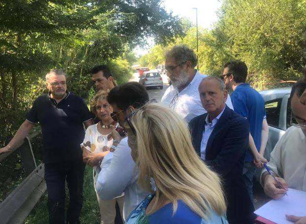 PESCARA: RISCHIO ESONDAZIONE, SOPRALLUOGO A FOSSO VALLELUNGA