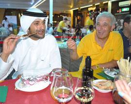 L’ARROSTICINO CONQUISTA GLI ARABI, IERI L’ASSAGGIO AL PADIGLIONE ABRUZZESE