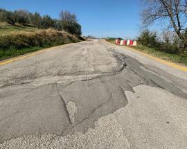 ARCHI: AL VIA LAVORI PER LA FRANA IN CONTRADA RASCITTI SULLA PROVINCIALE 115