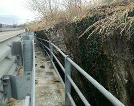 TERAMO: FRANA SU STATALE 80, CHIUSA LA VARIANTE TRA SVINCOLO E ROTATORIA