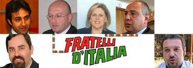 ALL’EMICICLO ”FRATELLI D’ITALIA”, SEI CONSIGLIERI SMINUZZANO IL PDL