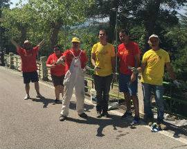 BASCIANO: SINDACO E ASSESSORI A LAVORO PER MIGLIORARE IL DECORO URBANO