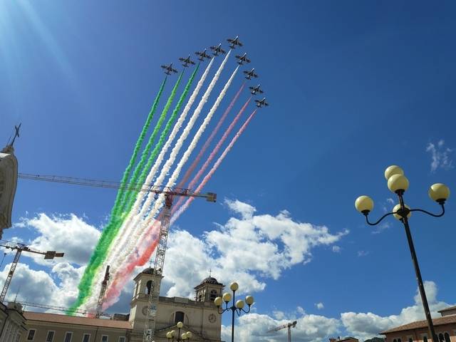 L’AQUILA: IL 28 MAGGIO TORNANO LE FRECCE TRICOLORI