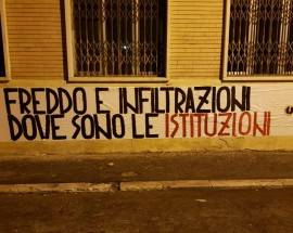 CHIETI: ”FREDDO E INFILTRAZIONI, DOVE SONO LE ISTITUZIONI?”, PROTESTA ALL’ITIS