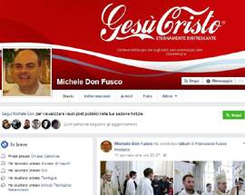 A SULMONA UN VESCOVO SOCIAL: LA PAGINA DI MICHELE FUSCO CON GESU’ COCA COLA STYLE