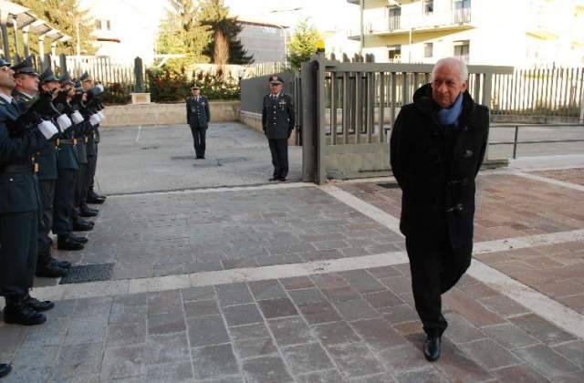 L’AQUILA: IL PRESIDENTE DELLA CORTE D’APPELLO VISITA LA FINANZA