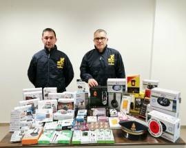 OPERAZIONI ”REGALI DI NATALE”: GDF SEQUESTRA 5 MILIONI DI ARTICOLI