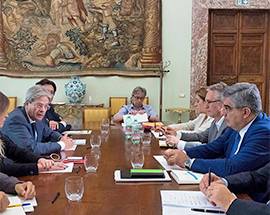 SISMA 2016: D’ALFONSO A ROMA DA GENTILONI, ”LAVORO SENZA PRECEDENTI”