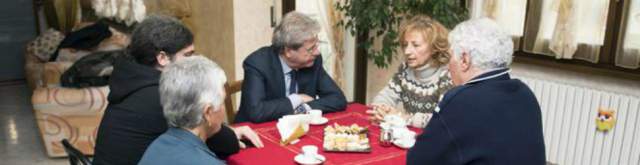 GENTILONI A SORPRESA A SULMONA DAI GENITORI DI FABRIZIA DI LORENZO