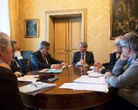 TERREMOTO: GENTILONI, ”IN PROSSIMO DECRETO UN MILIARDO L’ANNO PER 3 ANNI”