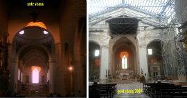 BASILICA COLLEMAGGIO L’AQUILA: SALVO GIOCO SOLARE DELL’ASSUNTA, ARCO SARA’ RICOSTRUITO PIU’ ALTO