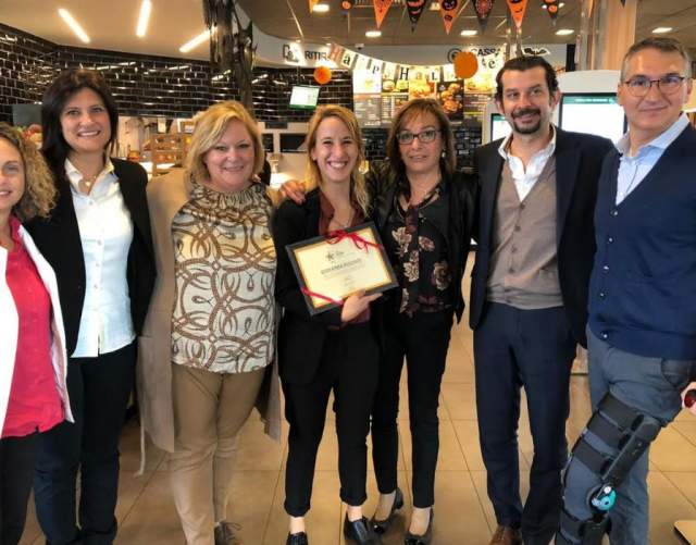AVEZZANO: GIOVANNA RICCIUTI MIGLIOR DIRETTRICE MC DONALD AL MONDO