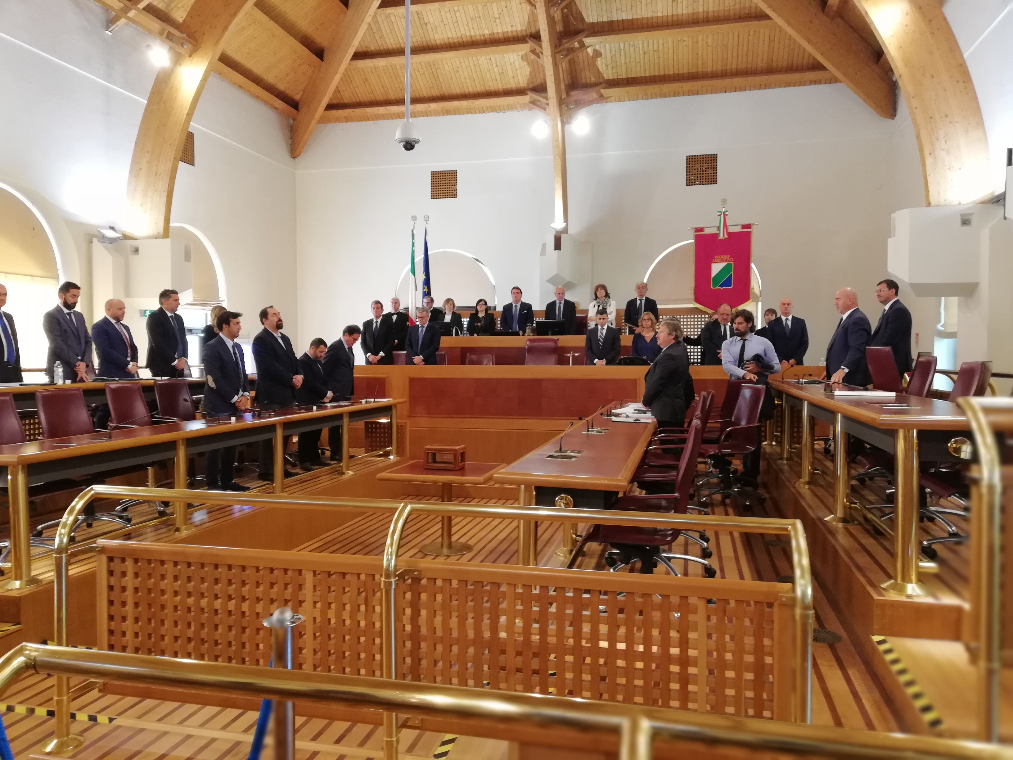 MORTE GIOVANNI PACE: IN CONSIGLIO REGIONALE ABRUZZO UN MINUTO DI SILENZIO