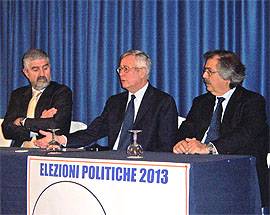 ELEZIONI 2013: TREMONTI A PESCARA, STRALI CONTRO MONTI E DRAGHI