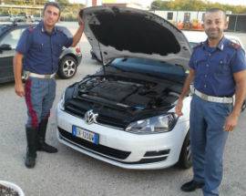 RECUPERATA SULL’A14 AUTO RUBATA A PESCARA, DENUNCIATI FOGGIANI