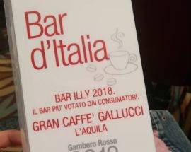 L’AQUILA: PREMIO AL CAFFE’ GALLUCCI COME BAR ILLY PIU’ VOTATO DAI CONSUMATORI