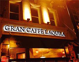 ”GRAN CAFFE’ L’AQUILA”, ECCO L’INSEGNA DEL LOCALE DI MORELLI A FILADELFIA