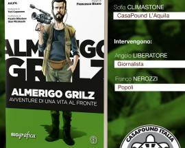 L’AQUILA: CASAPOUND, PRESENTAZIONE LIBRO A FUMETTI DI ALMERIGO GRILZ