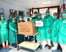 CORONAVIRUS: 20 CHILI DI DPI DALLA CINA AL SAN SALVATORE