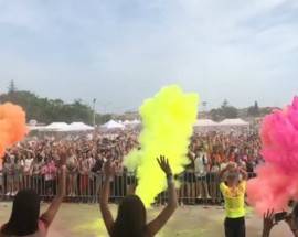 LANCIANO: LA NOTTATA DELL’ ”HOLI COLOR DAY”, INVASA L’AREA FIERA