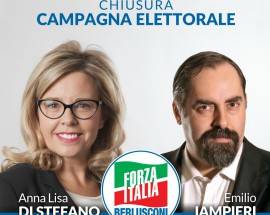 REGIONALI: BRUNETTA CHIUDE A L’AQUILA CAMPAGNA DI STEFANO E IAMPIERI