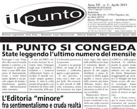 L’AQUILA: CHIUDE DOPO 10 ANNI LO STORICO MENSILE ”IL PUNTO”